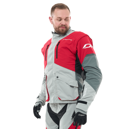 Куртка Эндуро Freeride DF Grey-Red 2020 фото 2