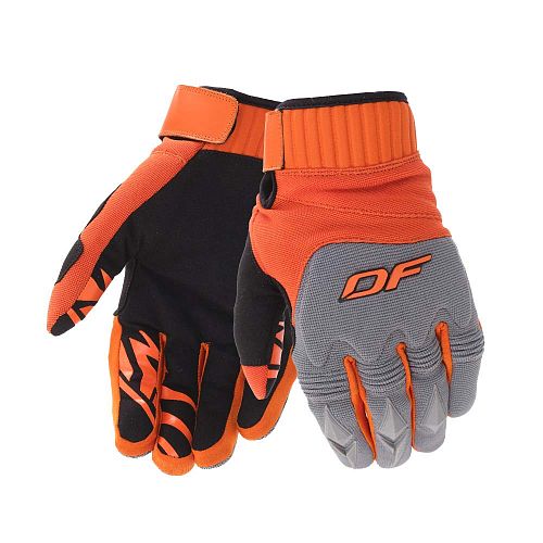Перчатки DF ENDURO Gray-Orange-Black 