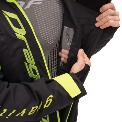 Комбинезон GRAVITY PREMIUM Man Black - Yellow Green 2024 фото 7