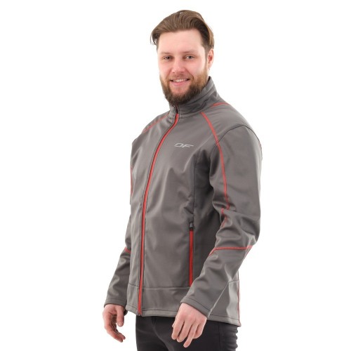 Куртка Explorer Grey-Red мужская, Softshell фото 2