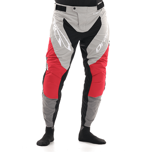 Брюки Эндуро Freeride DF Grey-Red (Короткие) 