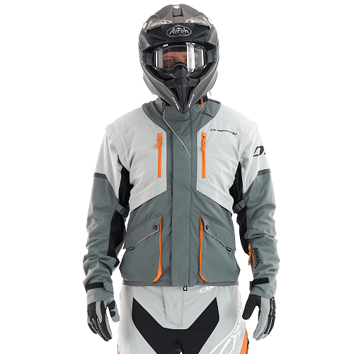 Куртка Эндуро Freeride DF Grey-Orange 
