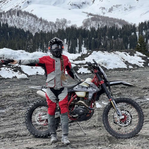 Куртка Эндуро Freeride DF Grey-Red 2020 фото 18