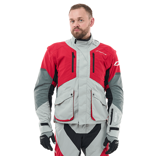 Куртка Эндуро Freeride DF Grey-Red 2020 