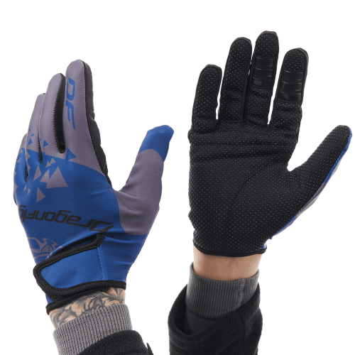 Перчатки DF CROSS Dark Blue - Grey фото 2