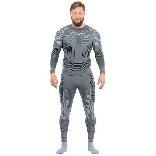 Термофутболка DF 3DTHERMO GREY с длинным рукавом фото 4