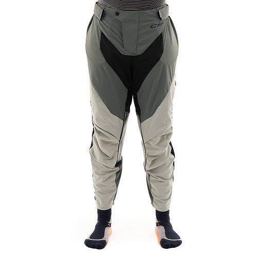 Брюки Эндуро Freeride DF Grey-Orange 2022 (Короткие) 