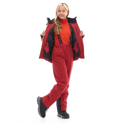 Штаны утепленные Gravity TEENAGER Dark Red фото 11