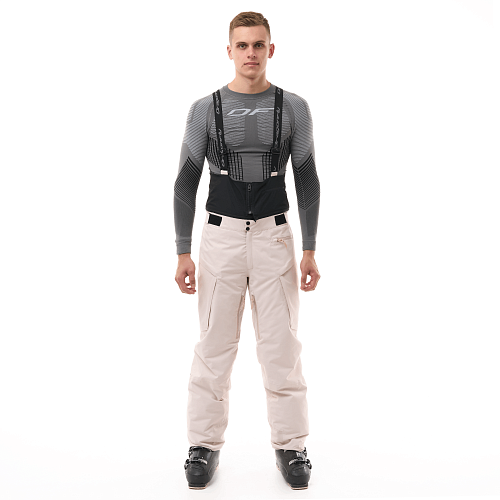 Штаны горнолыжные утепленные GRAVITY Man Light Grey 