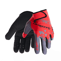 Перчатки DF CROSS Red - Grey 