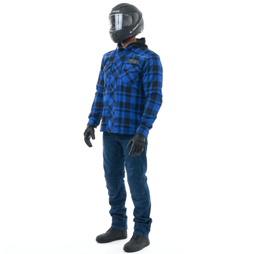 Моторубашка STREETFIGHTER Blue с защитой 2024 фото 18