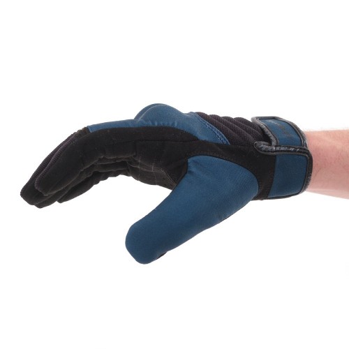 Перчатки DF QUAD Black-Arctic Blue фото 3