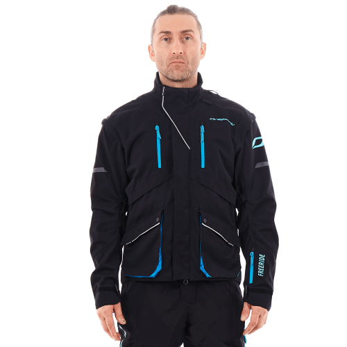 Куртка Эндуро FREERIDE DF Black - Blue 2023