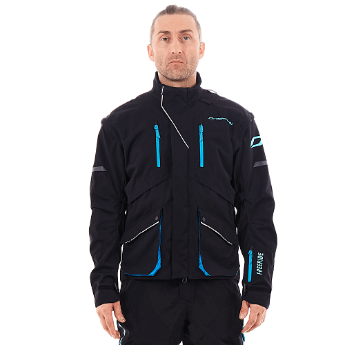 Куртка Эндуро FREERIDE DF Black - Blue 2023 