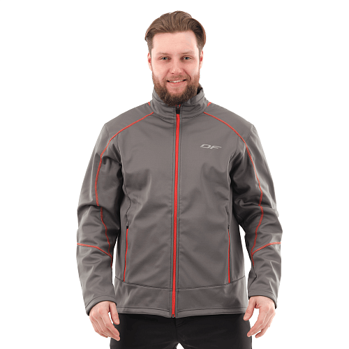 Куртка Explorer Grey-Red мужская, Softshell 
