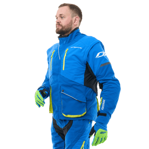 Куртка Эндуро Freeride DF Blue-Yellow фото 2