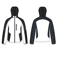 Куртка с капюшоном EXPLORER 2.0 Man Black - White 2024 