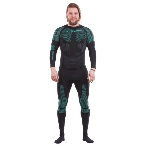Термофутболка DF 3DTHERMO GREEN с длинным рукавом фото 4