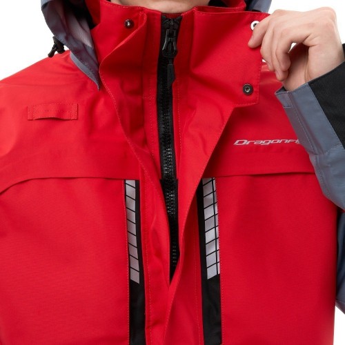 Мембранная куртка QUAD PRO Red - Grey 2024 фото 5