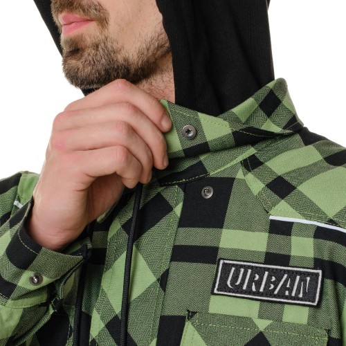 Моторубашка STREETFIGHTER Green с защитой 2024 фото 6