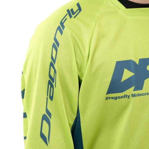 Джерси DFMX CROSS Lime 2024 фото 5