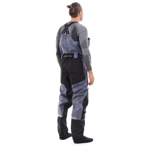 Вейдерсы мембранные QUAD PRO Gray - Black 2023 фото 3