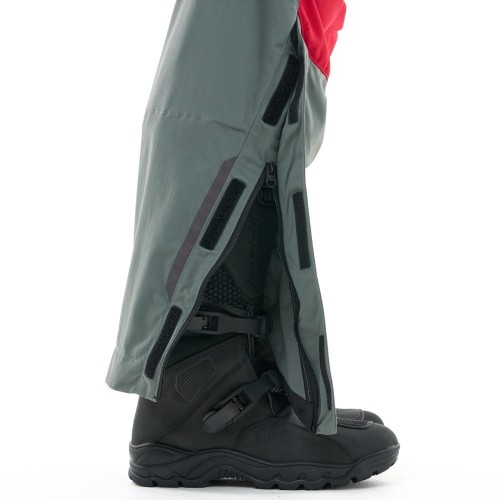 Штаны Эндуро Freeride DF Grey-Red 2020 фото 12