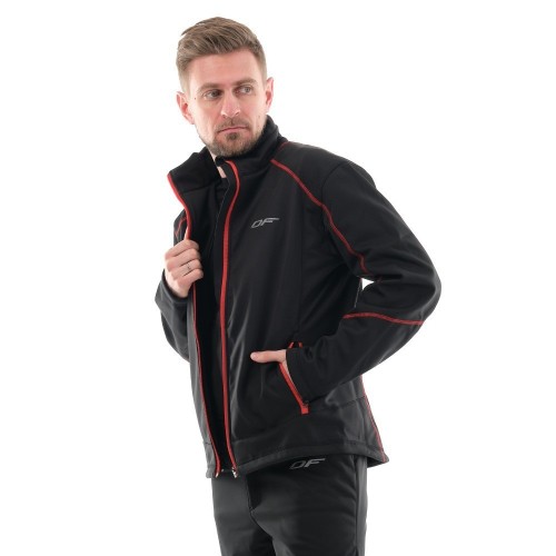 Куртка Explorer Black-Red мужская, Softshell фото 4