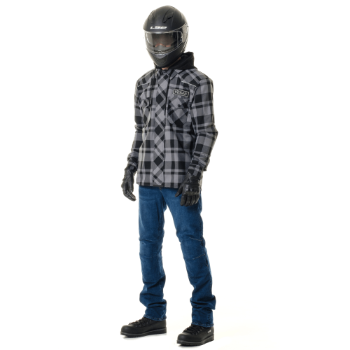 Моторубашка STREETFIGHTER Grey с защитой 2024 фото 17