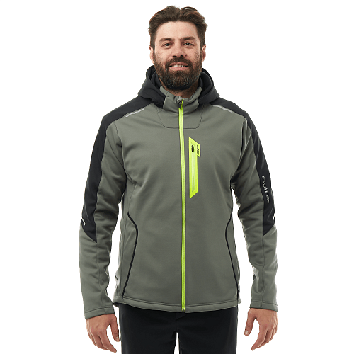 Куртка с капюшоном EXPLORER 2.0 Man Grey - Lemon 2024 