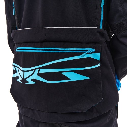 Куртка Эндуро FREERIDE DF Black - Blue 2023 фото 15