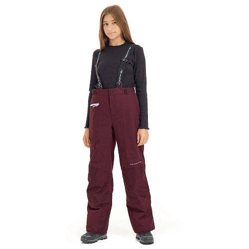 Штаны утепленные Gravity TEENAGER. Purple - Black 2023 