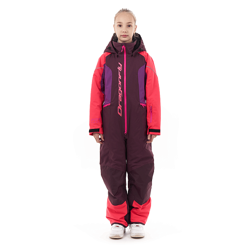 Зимний утепленный комбинезон GRAVITY for Teen Purple - Brown 2024 