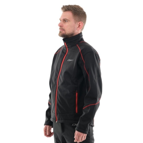 Куртка Explorer Black-Red мужская, Softshell фото 2