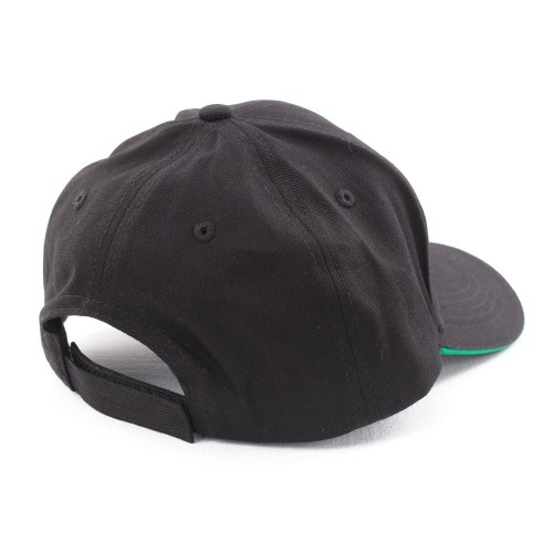 Бейсболка Classic DF Black-Green (Изогнутый козырек) фото 3