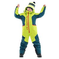 Зимний утепленный комбинезон DF Junior Gravity Olive-Dark Ocean                    
