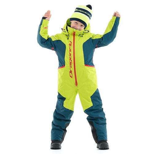 Зимний утепленный комбинезон DF Junior Gravity Olive-Dark Ocean                    