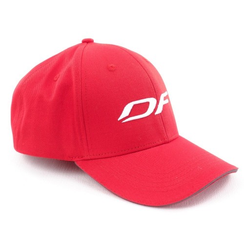 Бейсболка Classic DF Red-Grey (Изогнутый козырек) фото 2
