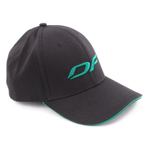 Бейсболка Classic DF Black-Green (Изогнутый козырек) фото 2