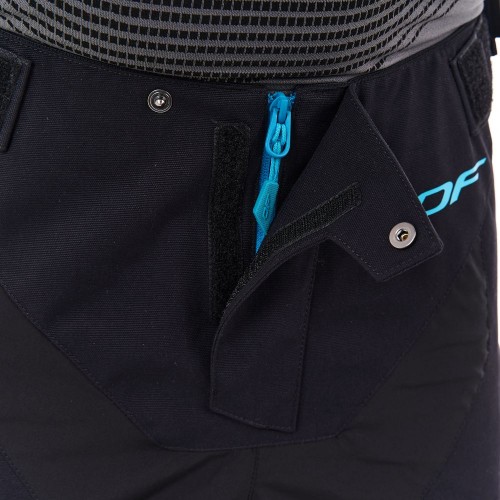 Штаны Эндуро FREERIDE DF Black - Blue 2023 фото 4