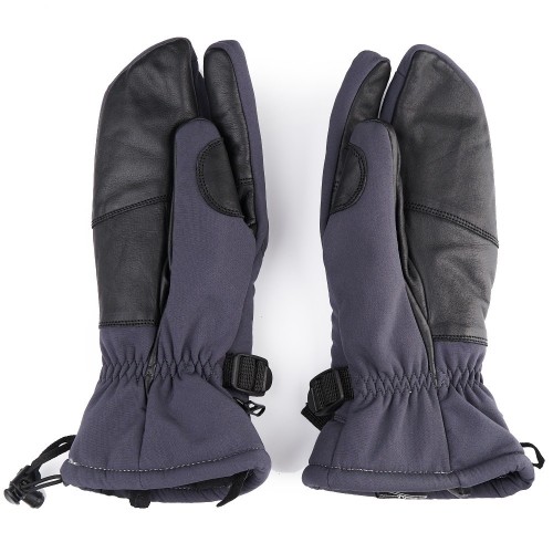 Варежки снегоходные DF SNOWMOBILE MITTENS Grey фото 3