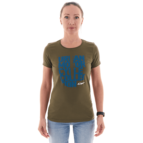 Футболка с принтом. Summer. U - collection. Khaki. W 