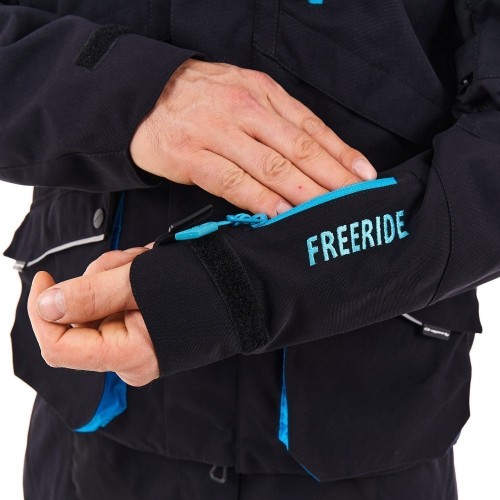 Куртка Эндуро FREERIDE DF Black - Blue 2023 фото 12