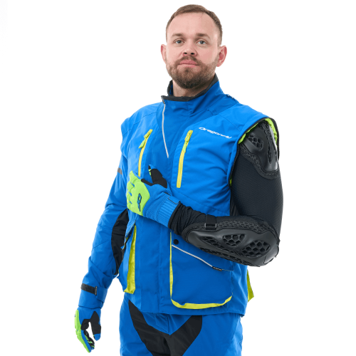 Куртка Эндуро Freeride DF Blue-Yellow фото 17