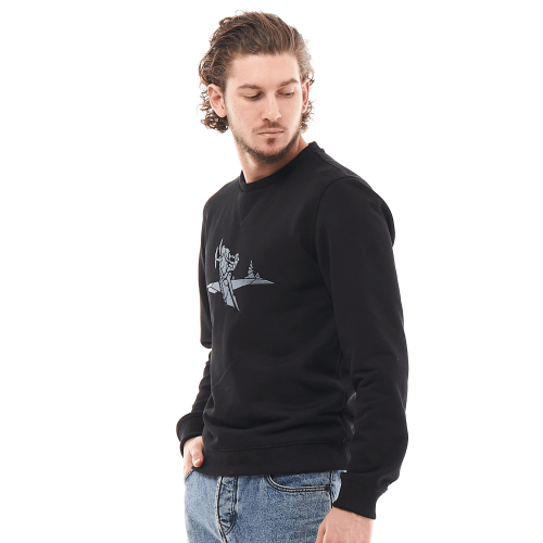 Свитшот DF SNOWMAN Black фото 2