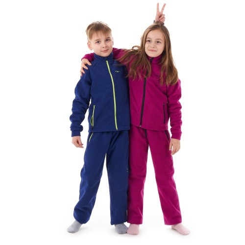 Детский флисовый костюм Purple Black фото 8