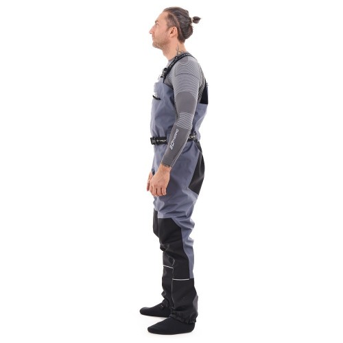 Вейдерсы мембранные QUAD PRO Gray - Black 2023 фото 2