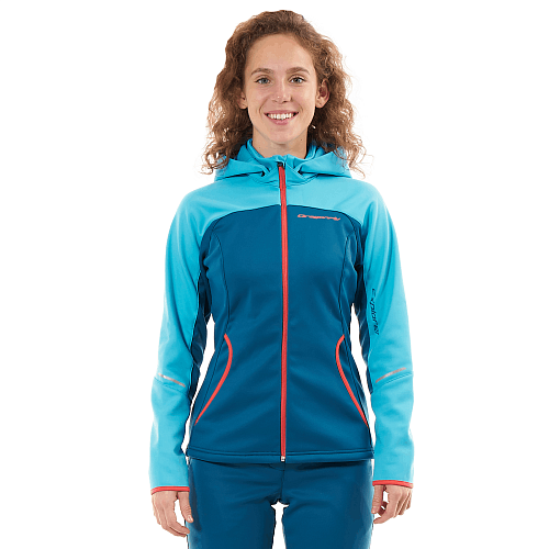 Куртка с капюшоном EXPLORER 2.0 Woman Scuba Blue 2024 