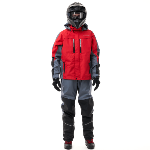 Мембранная куртка QUAD PRO Red - Grey 2024 фото 18