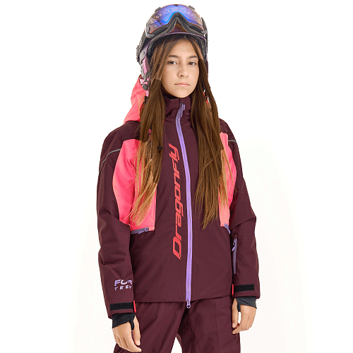 Куртка утепленная Gravity TEENAGER. Purple - Brown 2023 